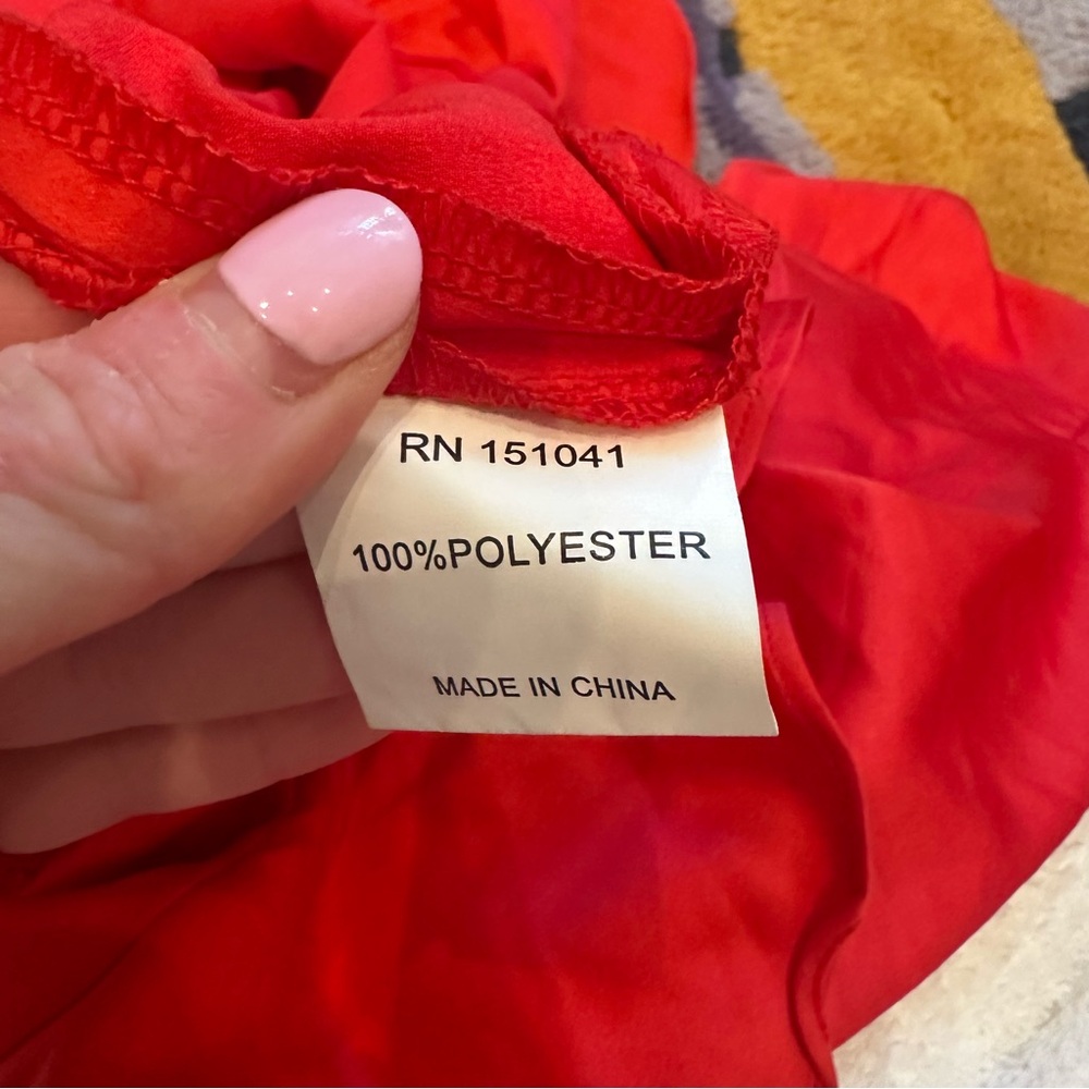 Few Moda Red Ruffle Cutout Mini Dress - Picture 3 of 9